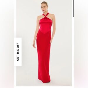 Likely Vibrant Red Maxi Dress
